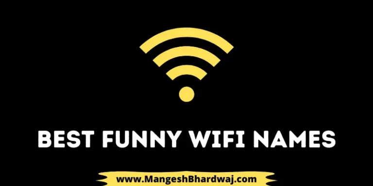 99+ Funny Wifi Names in Hindi | मजेदार Wifi नाम हिंदी में