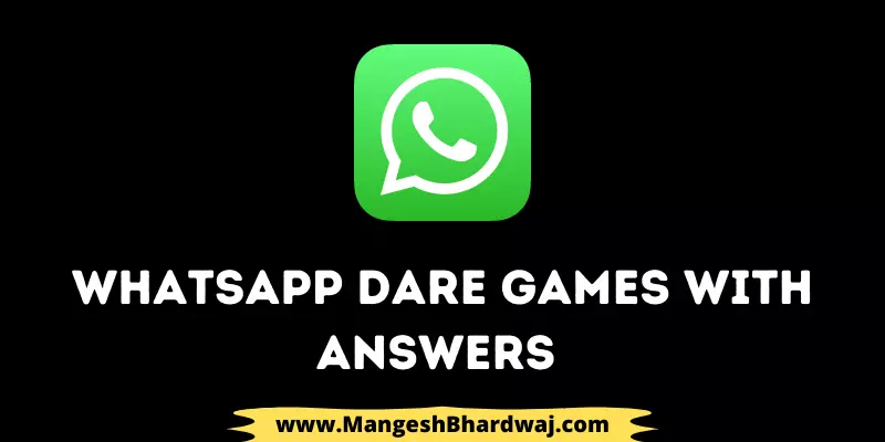 whatsapp dare games