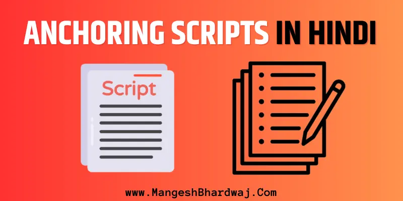 Anchoring scripts in Hindi