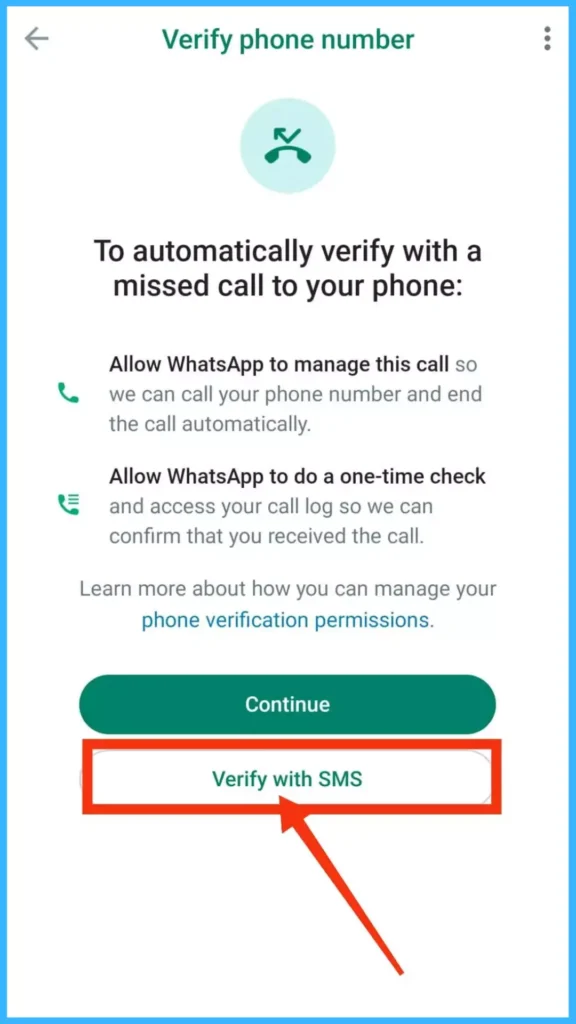verify with sms